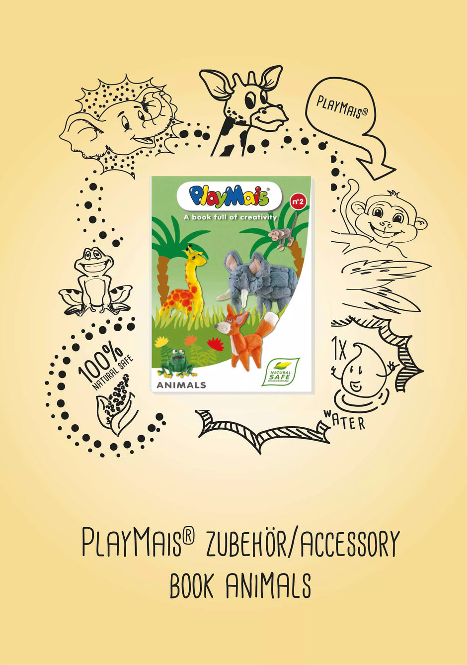 Knygutė pilna kūrybiškumo GYVŪNAI