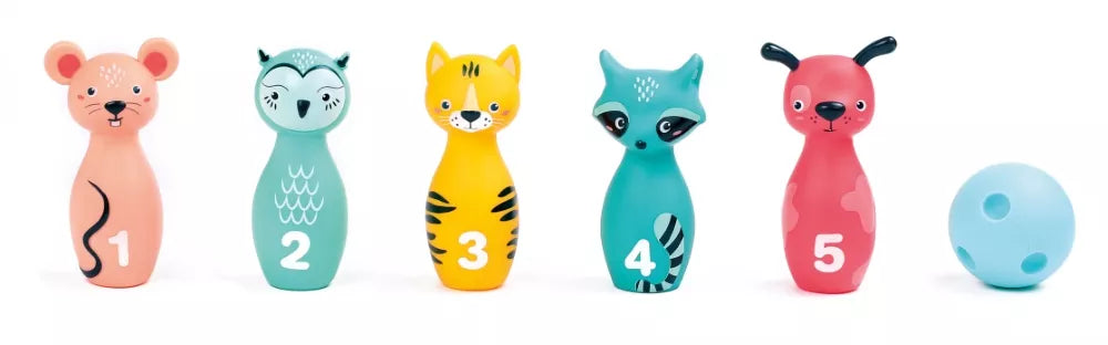 LUDI boulingo žaidimas, miško gyvūnai