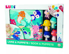 LUDI maudymosi knygelė su pirščiukų žaidimu