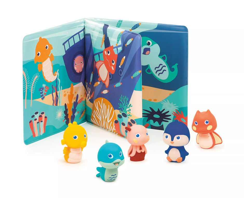 LUDI maudymosi knygelė su pirščiukų žaidimu