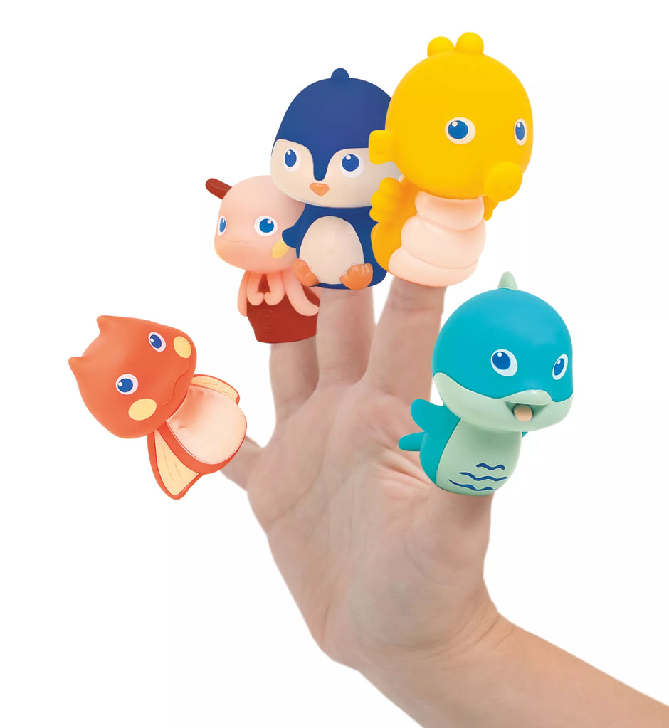 LUDI maudymosi knygelė su pirščiukų žaidimu