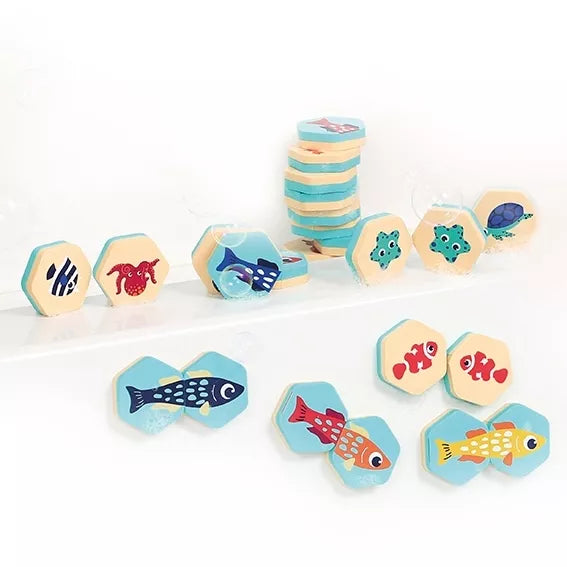 LUDI maudymosi žaislų rinkinys, Atminties kortelės