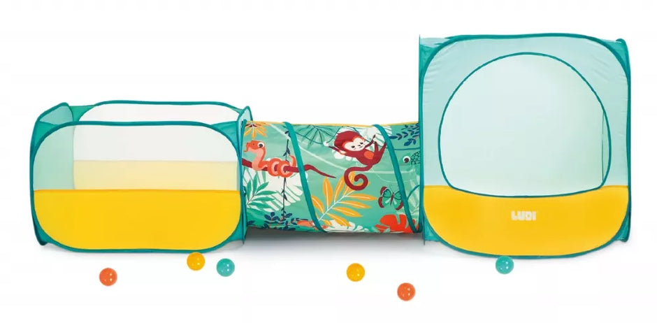 LUDI žaidimų tunelis, palapinė, Safaris