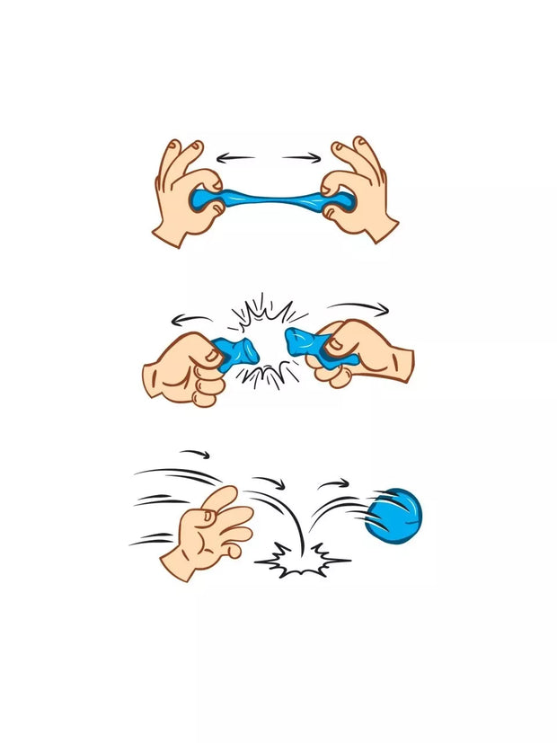 Red Castle šokinėjantis modelinas, mėlynas 20 g