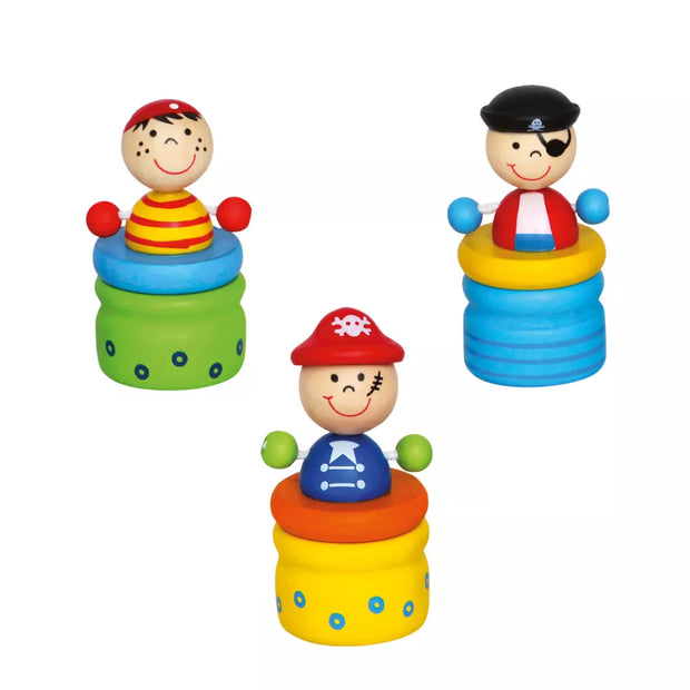 Bino Pieninių dantukų dėžutė Piratas, 1 vnt.