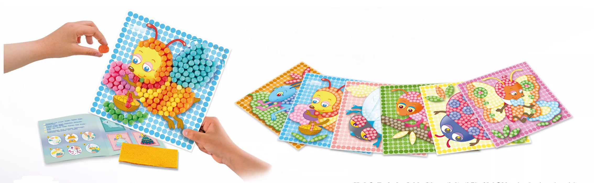 PlayMais žaidimas mozaika 2300, Vabzdžiai