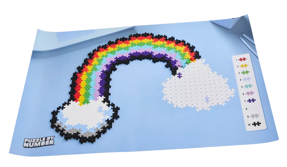 Plus Plus dėlionė pagal skaičius VAIVORYKŠTĖ, 500 det.