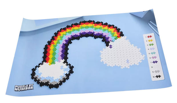 Plus Plus dėlionė pagal skaičius VAIVORYKŠTĖ, 500 det.