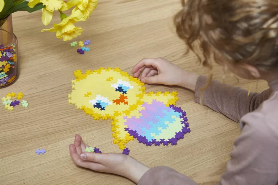 Plus Plus dėlionė pagal skaičius VIŠČIUKAS, 250 det.