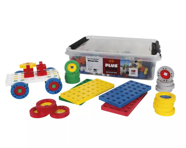 Plus Plus konstruktorius DIDELĖS detalės Statyk ir važiuok 200