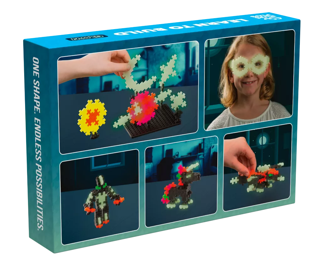 Plus Plus konstruktorius, Šviečiančios, 500 det.