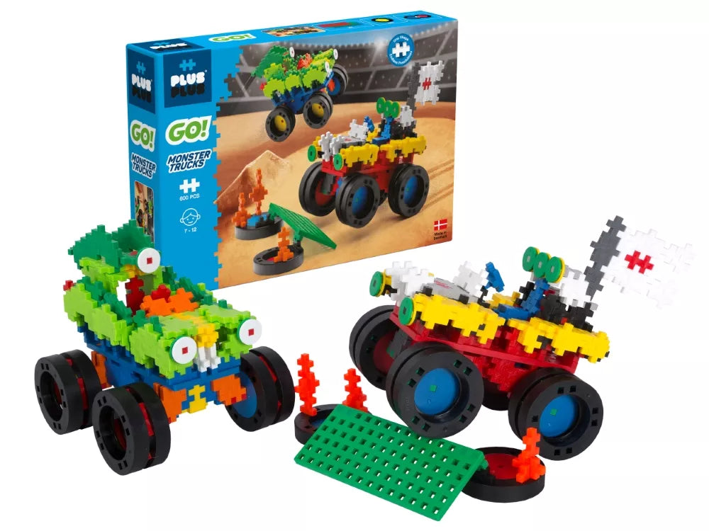 Plus Plus konstruktorius, Sunkvežimiai Monstrai, GO! 600 det.