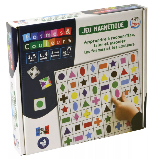 SEPP magnetinis žaidimas, Formos ir spalvos