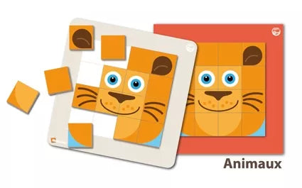 SEPP magnetinių mozaikų rinkinys Gyvūnai, 6 vaikams