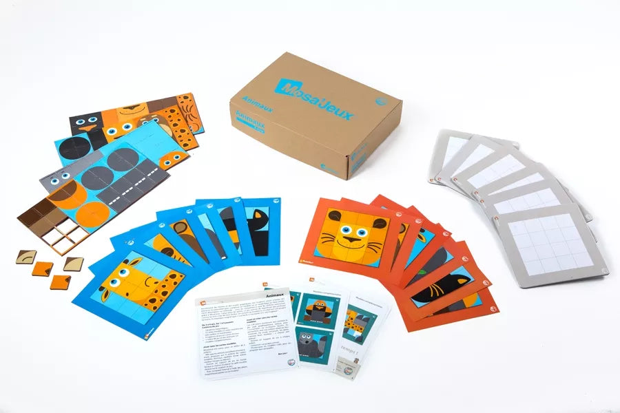 SEPP magnetinių mozaikų rinkinys Gyvūnai, 6 vaikams