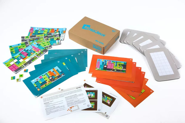 SEPP magnetinių mozaikų rinkinys Mano miestas, 6 vaikams