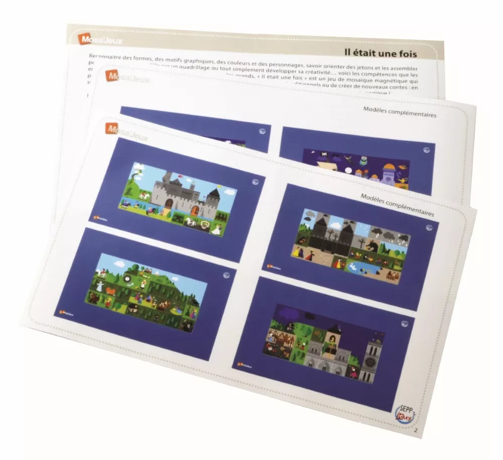 SEPP magnetinių mozaikų rinkinys Vieną kartą, 6 vaikams