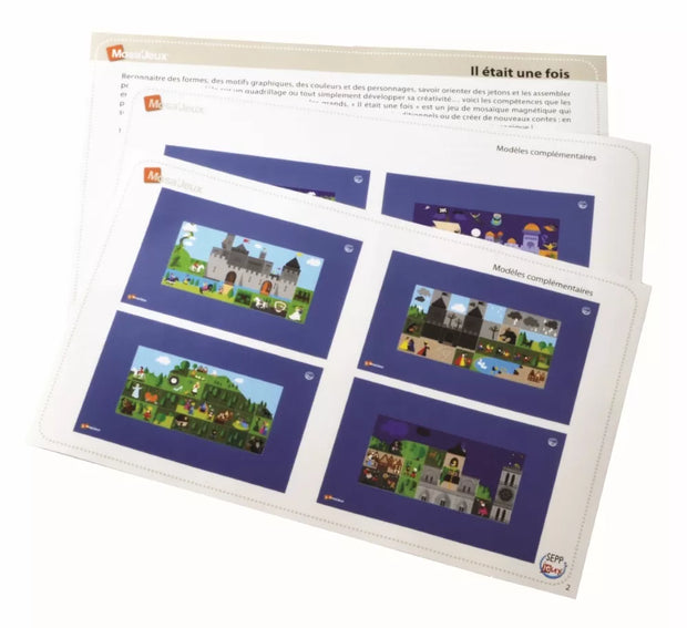 SEPP magnetinių mozaikų rinkinys Vieną kartą, 6 vaikams