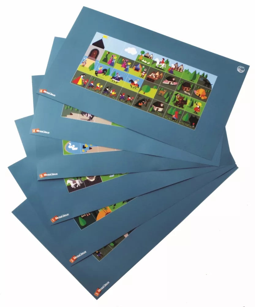 SEPP magnetinių mozaikų rinkinys Vieną kartą, 6 vaikams