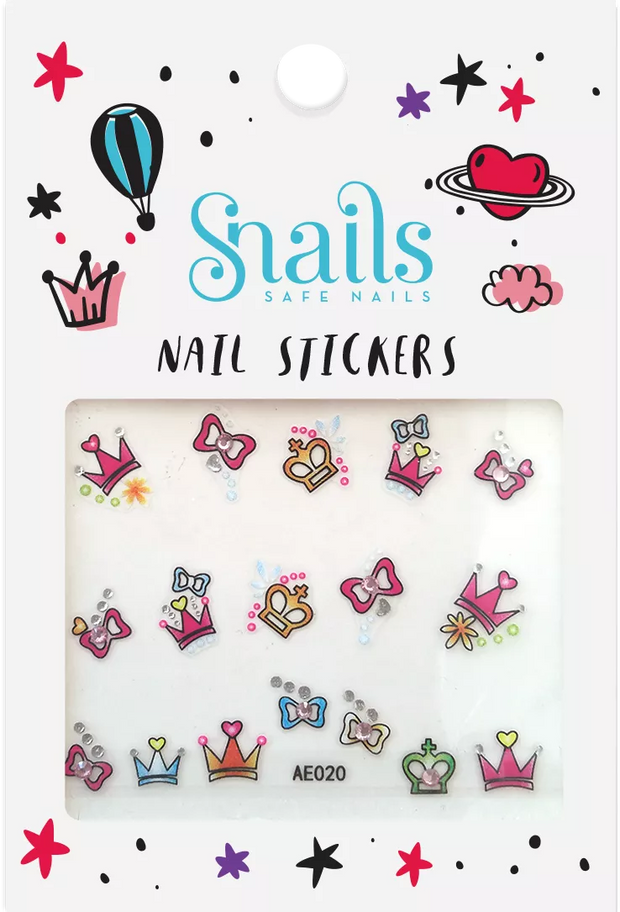 Snails nagų lipdukai Princesės