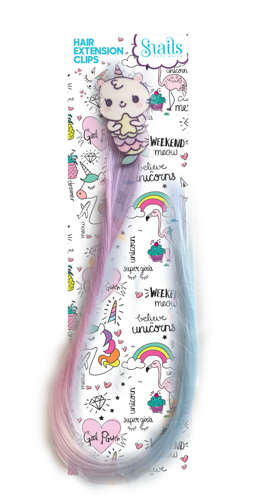 Snails plaukų sruogelė su segtuku, Žuvelė Vienaragė