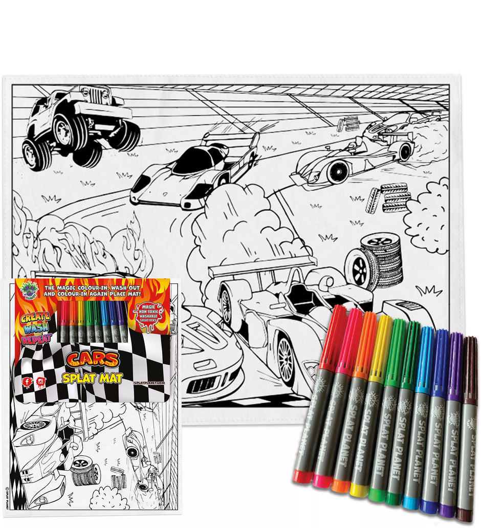 Spalvinimo kilimėlis MAŠINOS