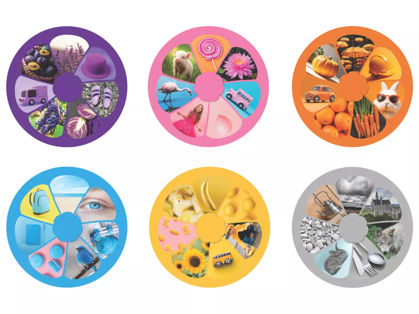 Lavinanti dėlionė SPALVOS, 3-6 metų vaikams