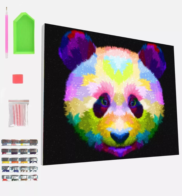 Splat Planet deimantinė dėlionė PANDA 30x40 cm