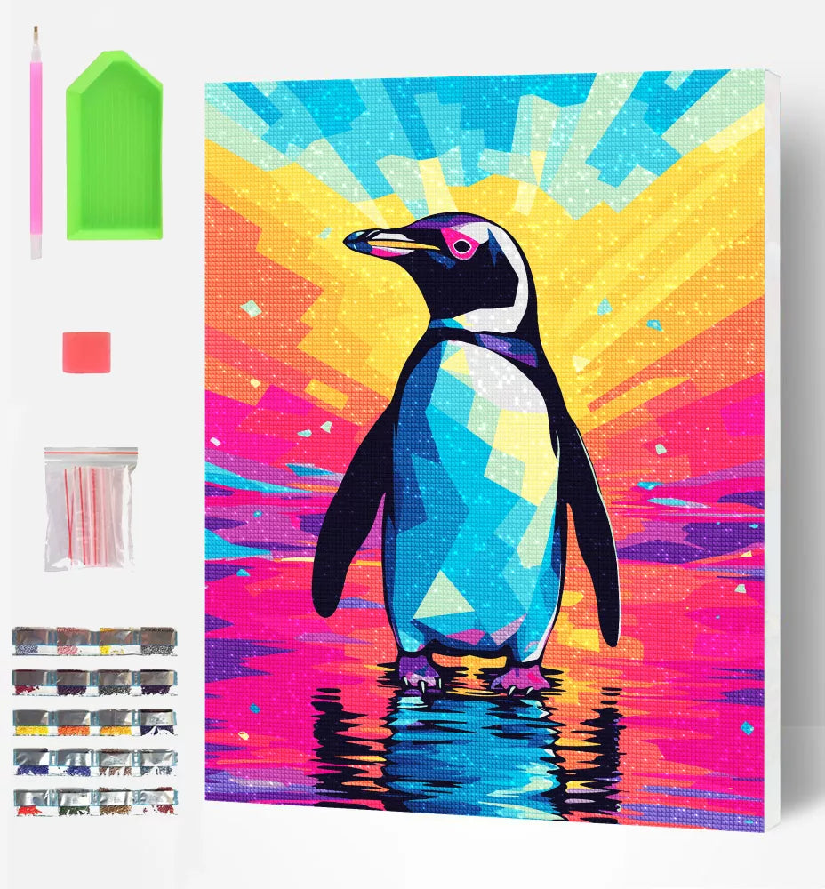 Splat Planet deimantinė dėlionė PINGVINAS 30x40 cm