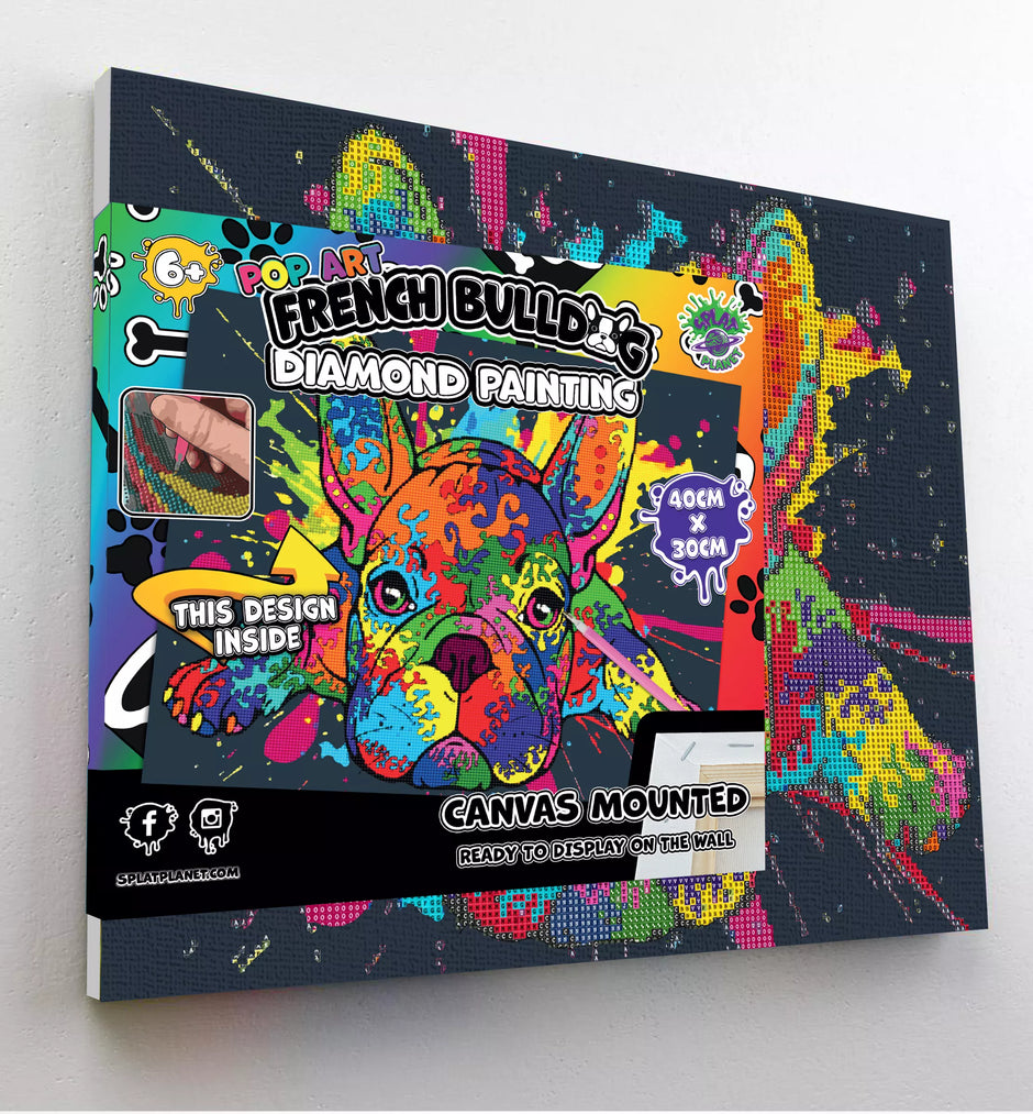 Splat Planet deimantinė dėlionė PRANCŪZŲ BULDOGAS 30x40 cm