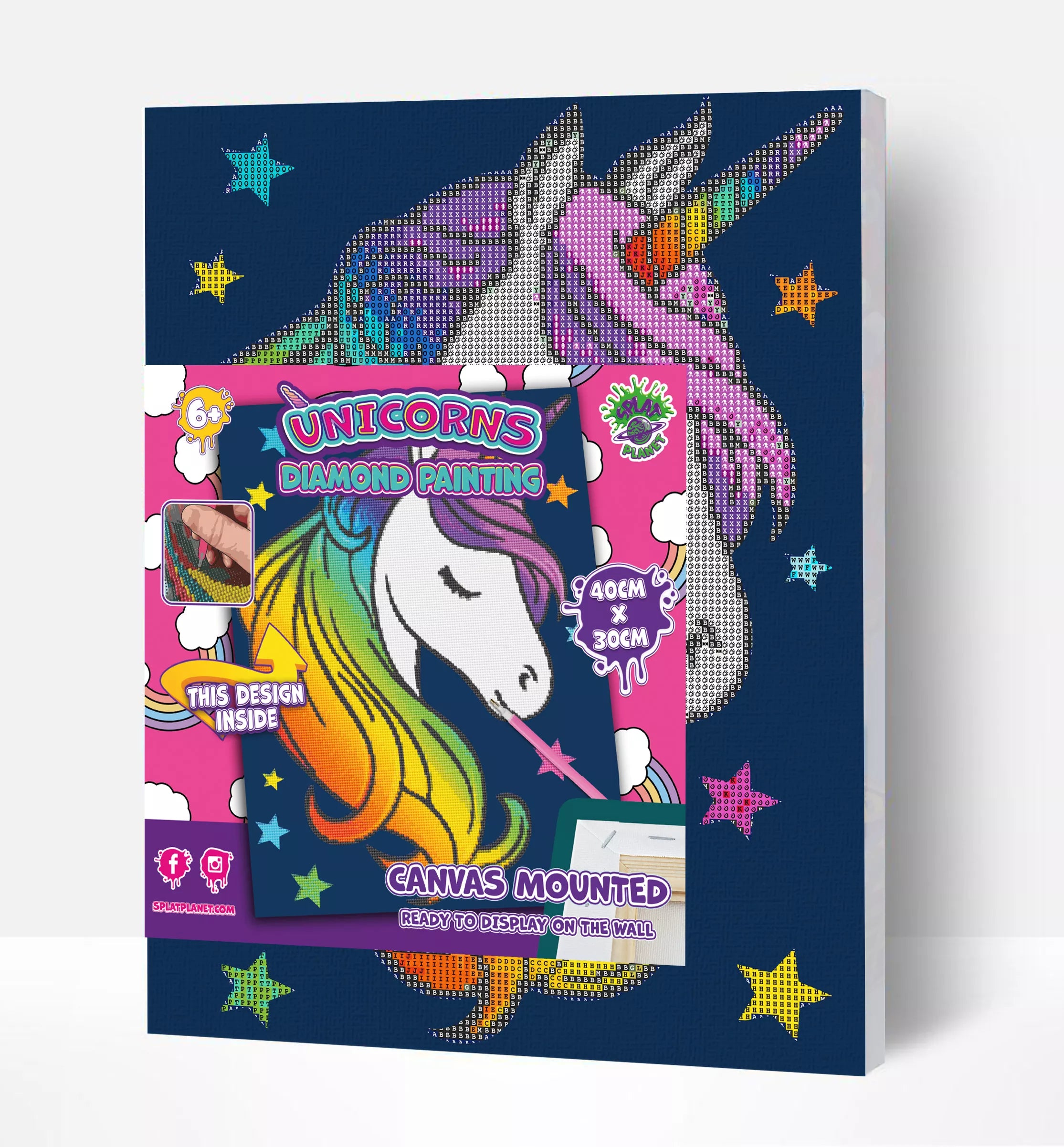 Splat Planet deimantinė dėlionė VIENARAGIS 30x40 cm