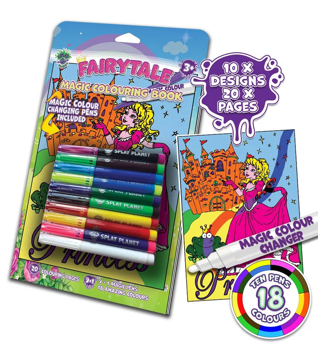 Splat Planet magiška spalvinimo knygelė PASAKA