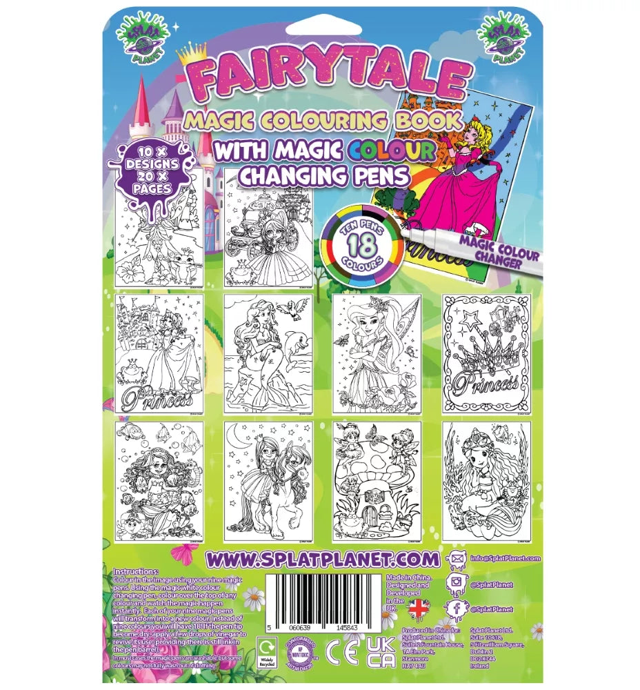 Splat Planet magiška spalvinimo knygelė PASAKA