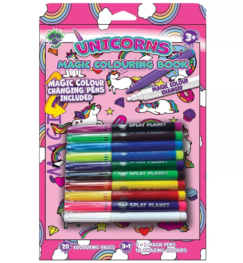 Splat Planet magiška spalvinimo knygelė VIENARAGIAI