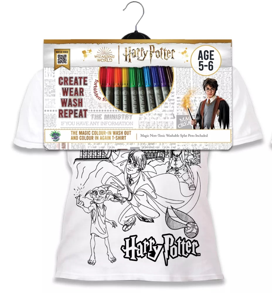 Splat Planet marškinėliai su flomasteriais, Harry Potter