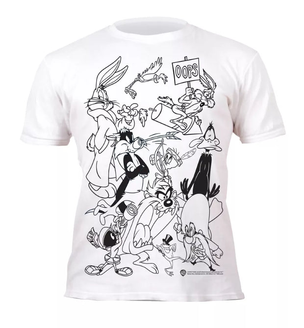 Splat Planet marškinėliai su flomasteriais, Looney Tunes