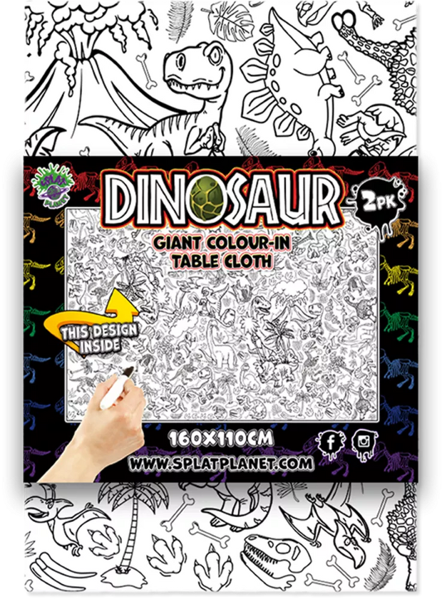 Splat Planet spalvinimo staltiesės, Dinozauras 2 vnt.