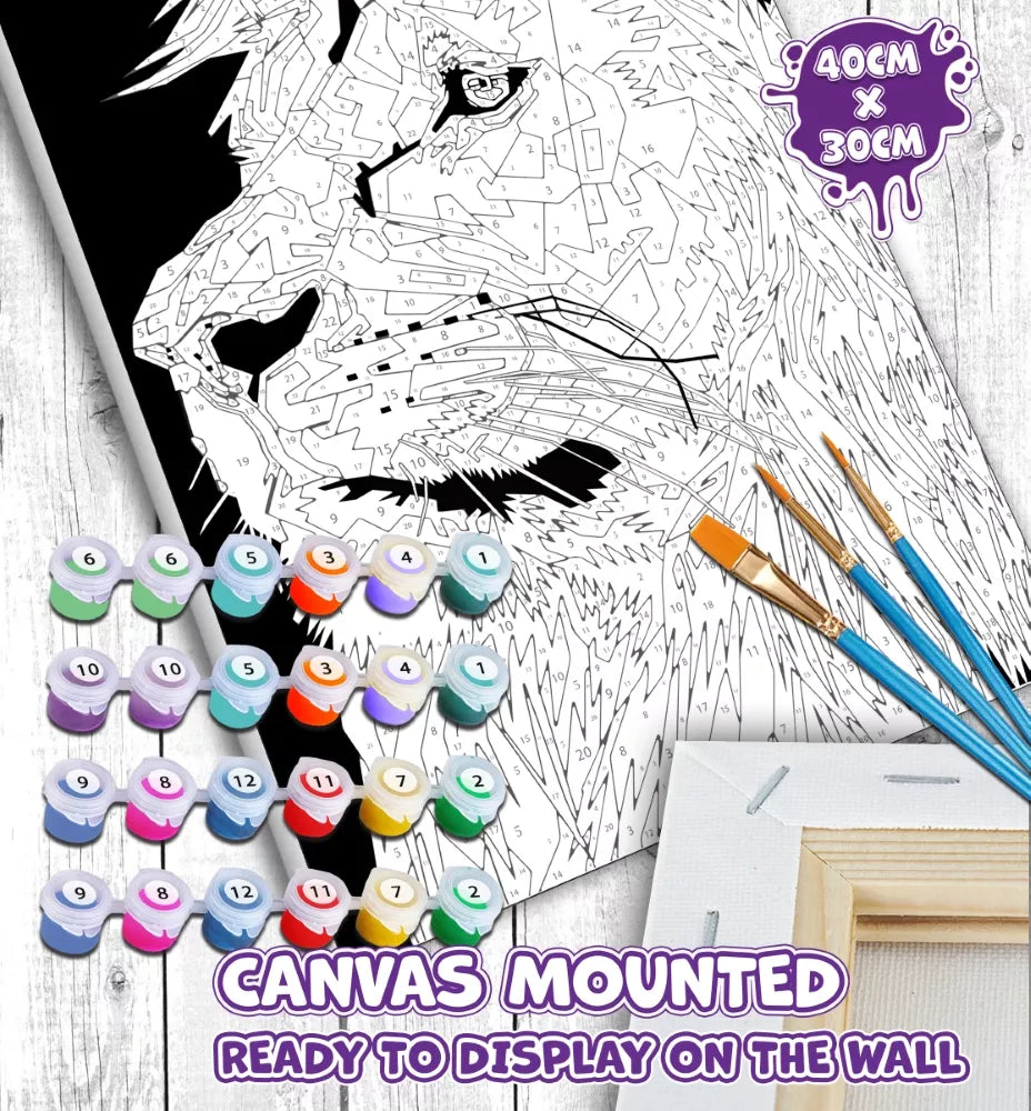 Splat Planet tapyba pagal skaičius, LIŪTAS 30x40 cm