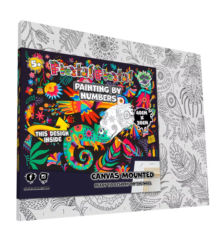 Splat Planet tapyba pagal skaičius, ŠVENTĖ 30x40 cm