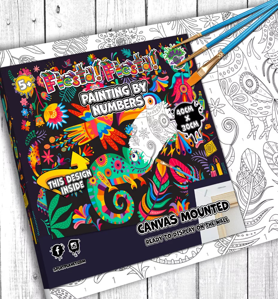 Splat Planet tapyba pagal skaičius, ŠVENTĖ 30x40 cm