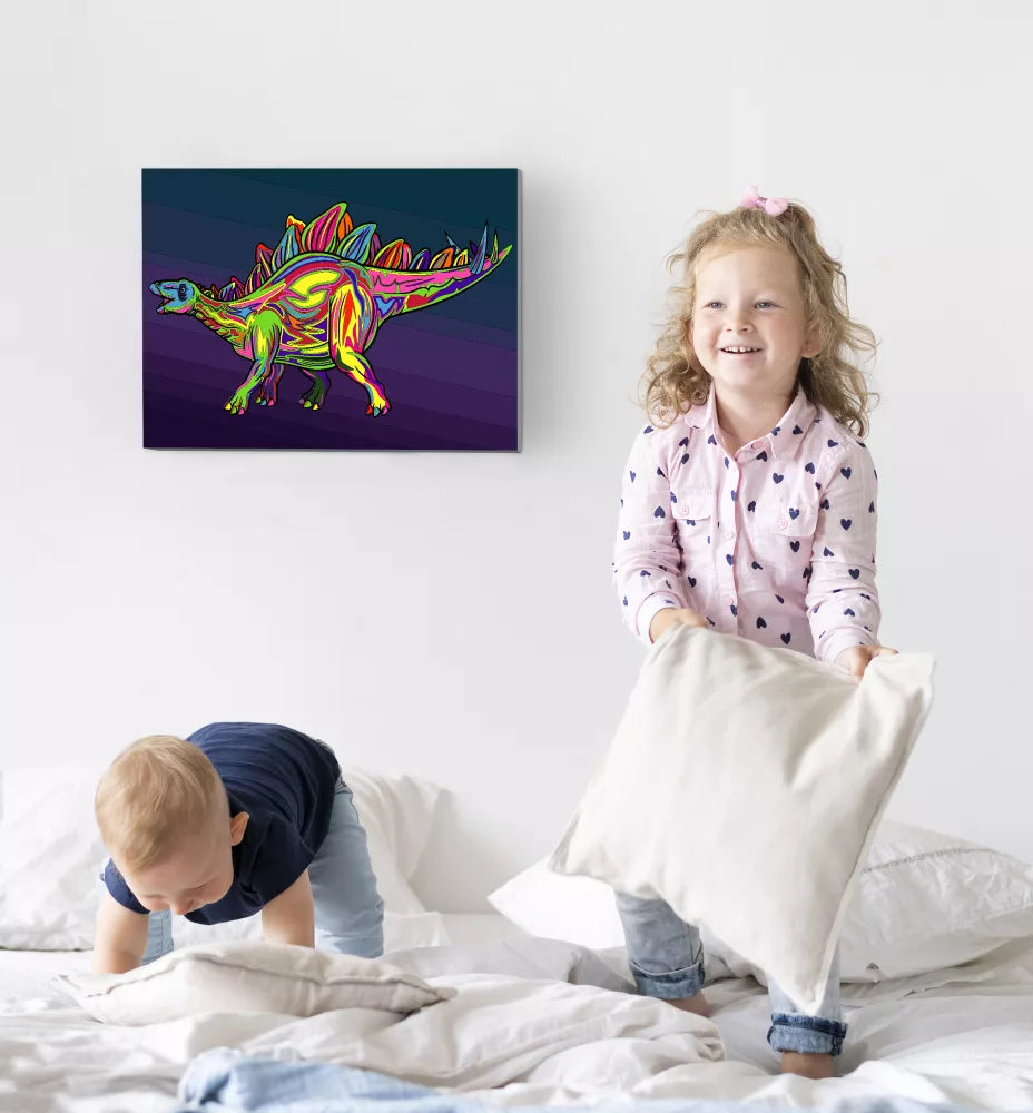 Splat Planet tapyba pagal skaičius, STEGOZAURAS 30x40 cm