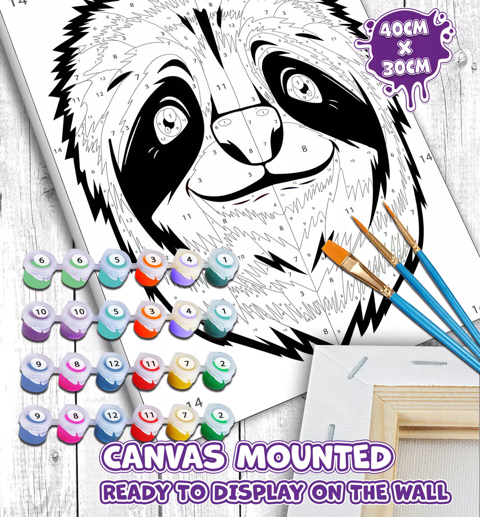 Splat Planet tapyba pagal skaičius, TINGINYS 30x40 cm