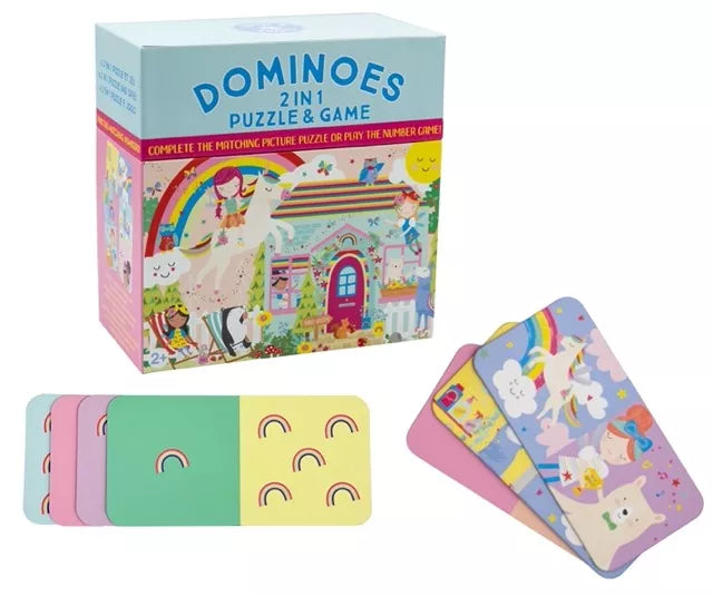 Žaidimas domino-dėlionė 2in1, Vaivorykštės fėja